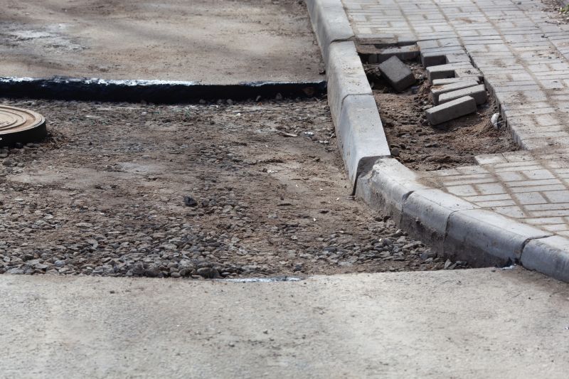 Damaged Pavers Before Repair